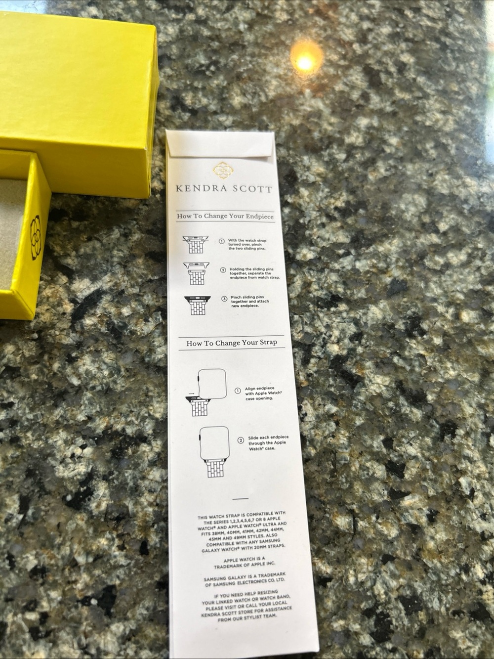 Kendra Scott Alex 5 Link Rose Gold Stainless Steel Apple Watch Band Women NEW - Picture 4 of 7